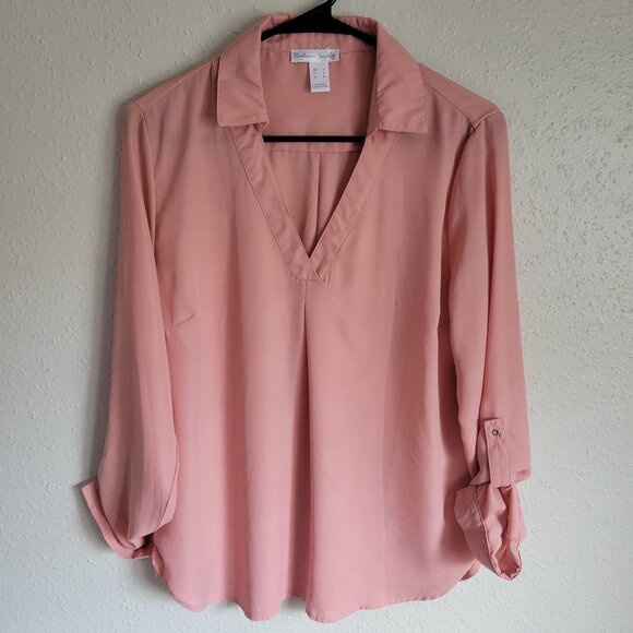 Streetwear Society Tops - Streetwear Society Women's Pink Blouse